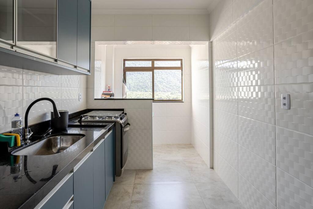 Apartamento Frente Para O Mar 6 Pessoas Com Estacionamento Praia Grande  Zewnętrze zdjęcie